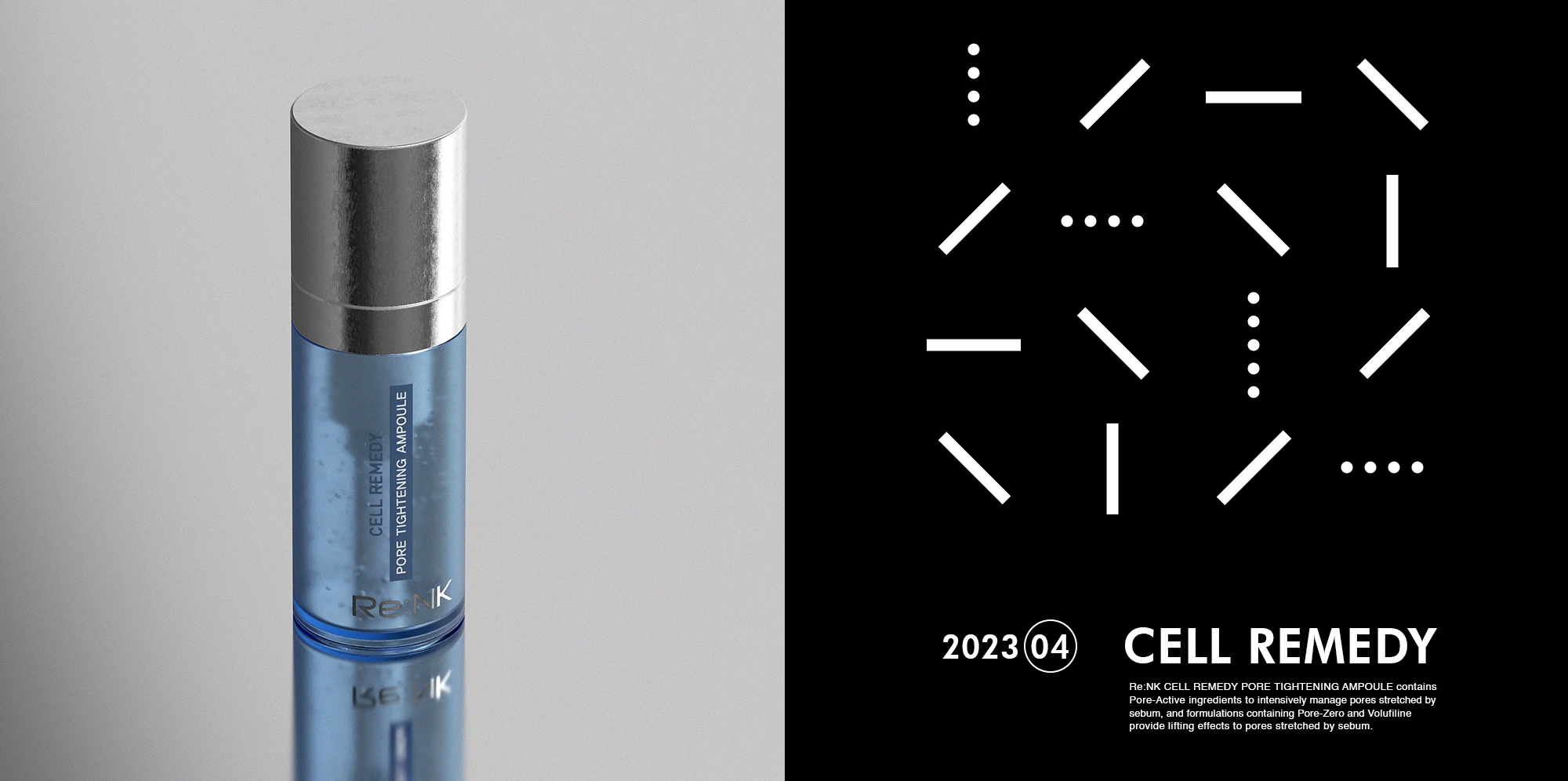 Coway Re:NK Pore Ampoule Package Design — 2