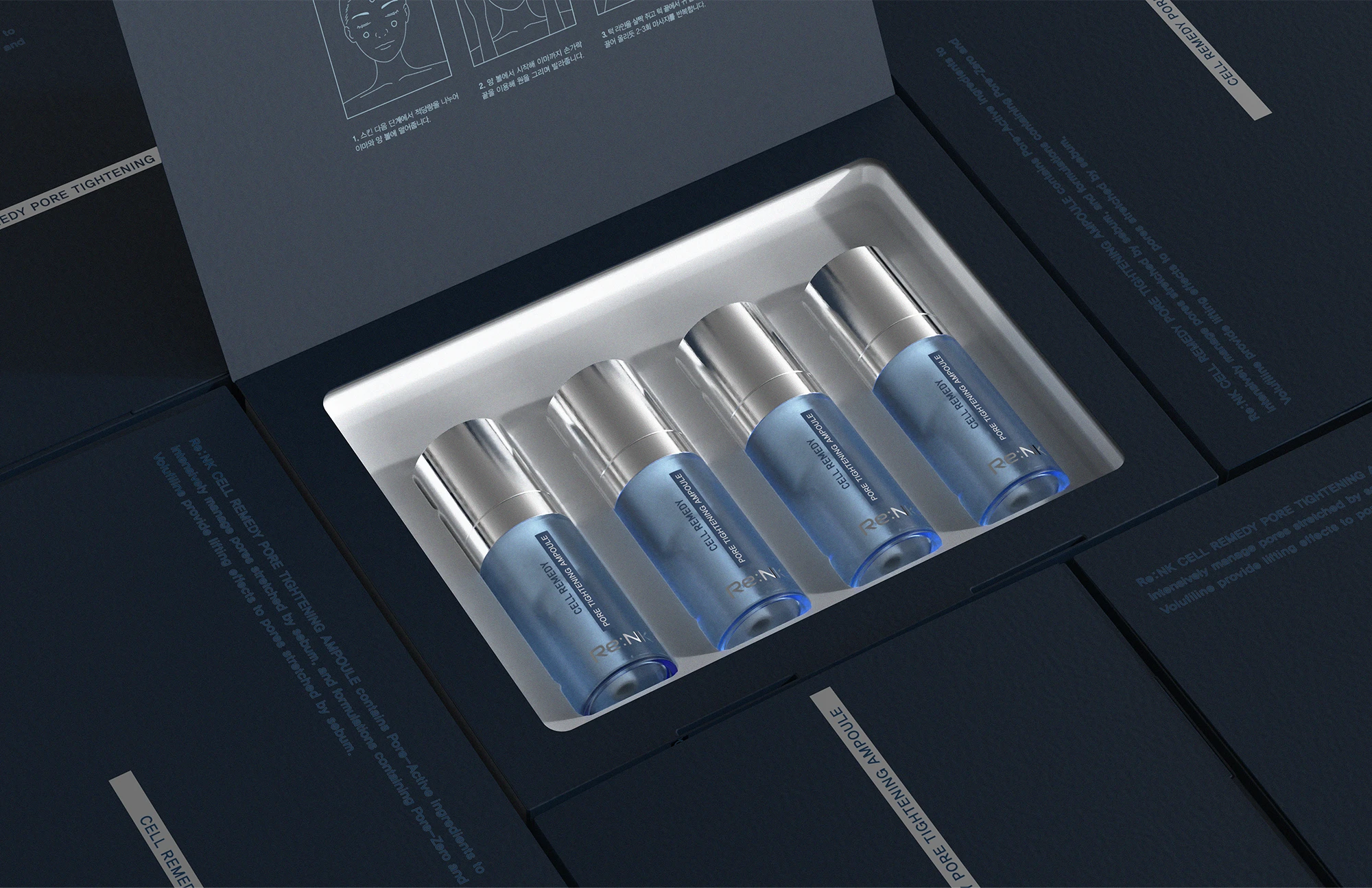 Coway Re:NK Pore Ampoule Package Design — 8